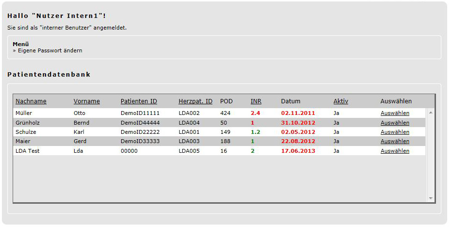 Patientendatenbank